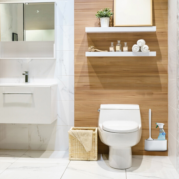 Relaxdays Toilet Brush with Wall Holder