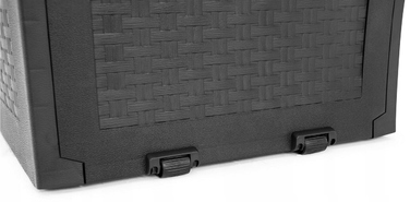 Садова скриня KETER Samoa Rattan Box 270 л, антрацит
