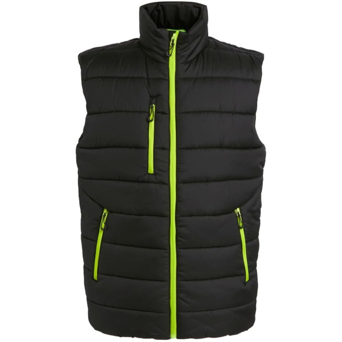 Чоловічий терможилет Regatta Professional Navigate Body Warmer, чорний/зелений, розмір 3XL