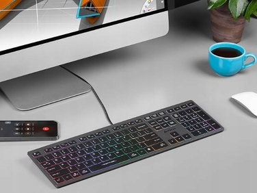 Дротова низькопрофільна підсвічена LED-клавіатура A4TECH FSTYLER FX60H