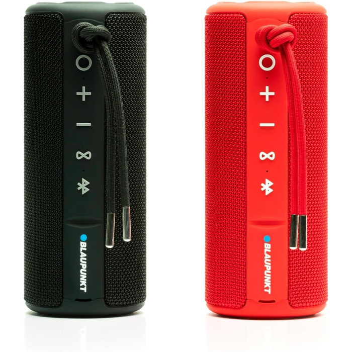 Портативна Bluetooth колонка Blaupunkt BT 214: бездротова, до 10 годин, Bluetooth 5.0, AUX, гучний зв'язок, чіткий звук, баси, чорна