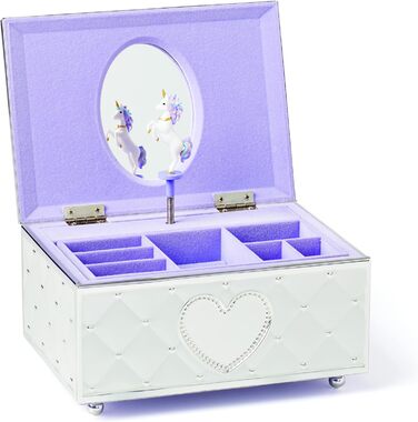 Музична шкатулка у формі єдинорога Lenox Childhood Memories, метал, 2.35 дюйми