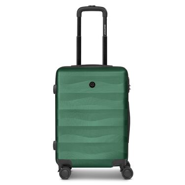 Набір валіз Smartbox Hartschalen 3-в-1 для жінок та чоловіків | Легкі та міцні валізи з ABS-пластику | 4 колеса та кодовий замок (Edition 03) (Темно-зелений, валіза S (55 см))