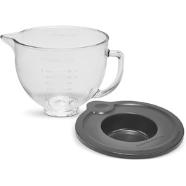 KitchenAid KSM5GB KSM5 Mixing Bowl, Glass with Measurement Markings