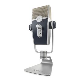 AKG Lyra USB-C Конденсаторний мікрофон для подкастів, відео, геймінгу та стрімінгу - Синій/Срібний