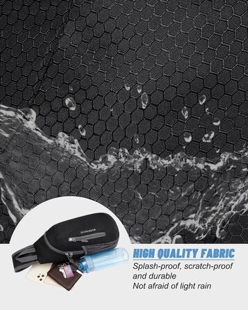 Чоловіча/Жіноча нагрудна сумка, слинг-сумка, сумка через плече, водонепроникна, для подорожей, активного відпочинку, спорту (чорна)