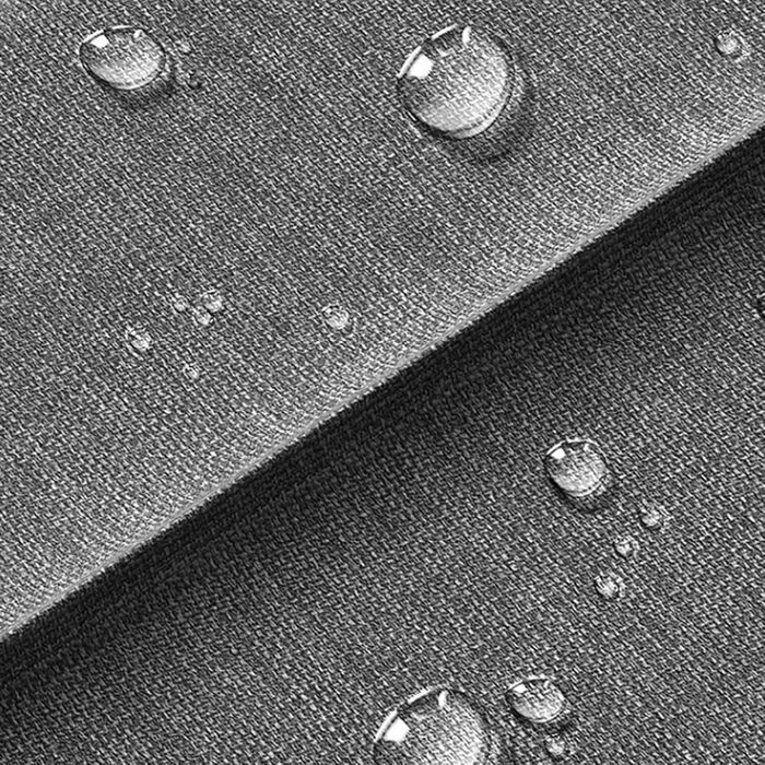 Штора для ванної кімнати анти-грибок водонепроникна магнітна з гачками, текстильна, 180x200 см, сіра