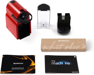 Кавомашина Nespresso Inissia від Krups, червона, для кавових капсул YY5506FD