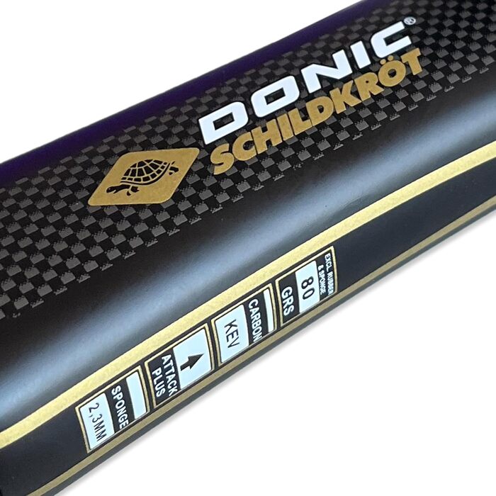 Набір для настільного тенісу Donic-Schildkröt CarboTec 7000 з сумкою, карбонове лезо, One-Piece, чорний