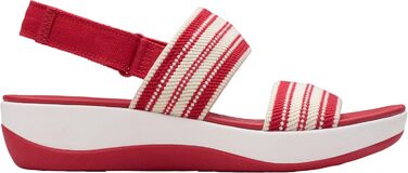 Сандалі Clarks Arla Stroll для дівчаток (40 EU, широка колодка, вишневий колір)