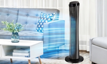 Колонний вентилятор Electo PureWind, чорний