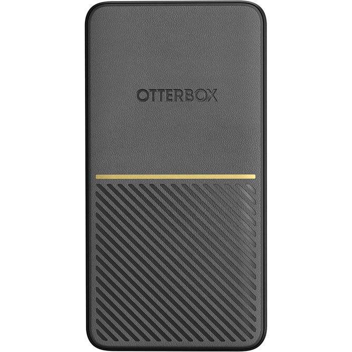 Power Bank OtterBox Robustes 15000 mAh з USB-A та USB-C, 18W, Швидка зарядка, Чорний