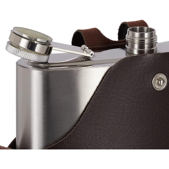 Фляга Relaxdays XXL з нержавіючої сталі, 1.8л, для підвішування, срібна