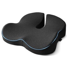 Ергономічна подушка для сидіння на стілець з Memory Foam: для офісу, дому, подорожей. 3D дизайн, дихаючий чохол, антиковзке покриття