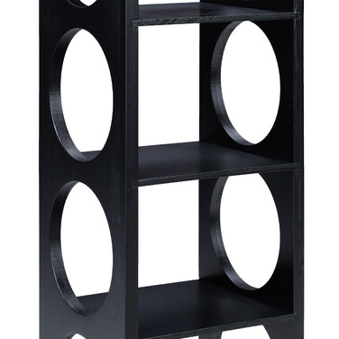 Set of 2 Black Wine Racks