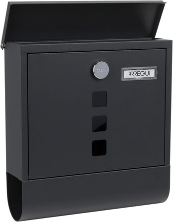 Поштовий ящик ARREGUI Chance E7005 сталевий з газетницею, антрацит (DIN A4)