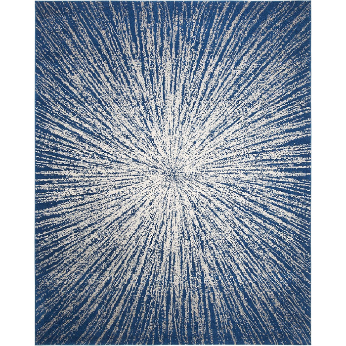 Килим Safavieh Evoke для вітальні, їдальні, спальні - короткий ворс, 122 x 183 см (Темно-синій/Бежевий)