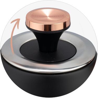 Елегантний чайник Berdsen BD-701 з термометром, 1.7L, чорний