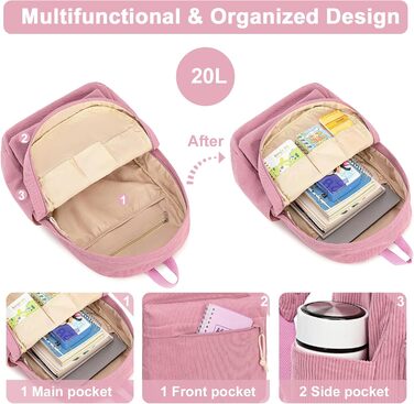 BTOOP Рюкзак унісекс 0122 (1 шт.) 17' шнур, рожевий