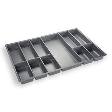 Органайзер для столових приборів Orga-Box сріблясто-сірий для шухляди 80 см (473,5 x 694 мм) Nobilia, Besteckkasten III