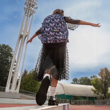 Шкільний багатокамерний рюкзак Back Up, синій, 26 л
