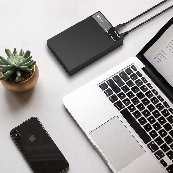 Зовнішній корпус для HDD/SSD RSHTECH USB 3.0 SATA 3.5''/2.5'' до 24 ТБ, RSH-319