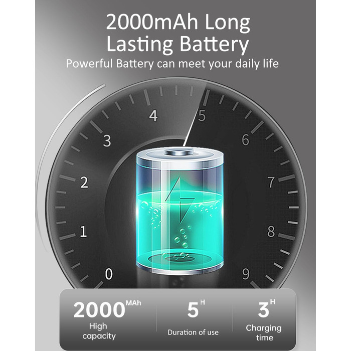 Цифровий мікроскоп AOPICK з LCD екраном, 50X-500X, 4.3 дюйми, 1080P, USB, 8 LED, для дорослих/дітей, сумісний з MacOS Windows (білий)