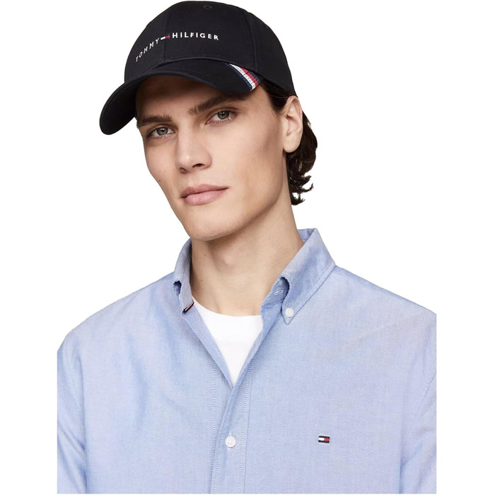 Кепка Tommy Hilfiger для чоловіків, чорна (одно розмір)