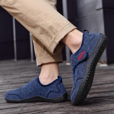 Чоловічі та жіночі халапи SMajong зимові теплі зручні халапи з антиковзким покриттям, легкі, з пов'язками, для дому та вулиці, фетр, розмір 36-46, колір блакитний