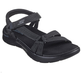 Сандалі жіночі Skechers Go Walk Flex Sublime чорного кольору, текстиль, 39 EU