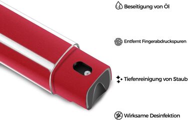 Очищувач екрану для мобільних пристроїв 2шт (сірий + рожевий) з щіткою, 10мл