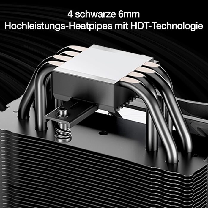 be quiet! Pure Rock 3 LX - повітряний кулер для ПК з 4 тепловими трубами та вентилятором Pure Wings 3 120mm PWM