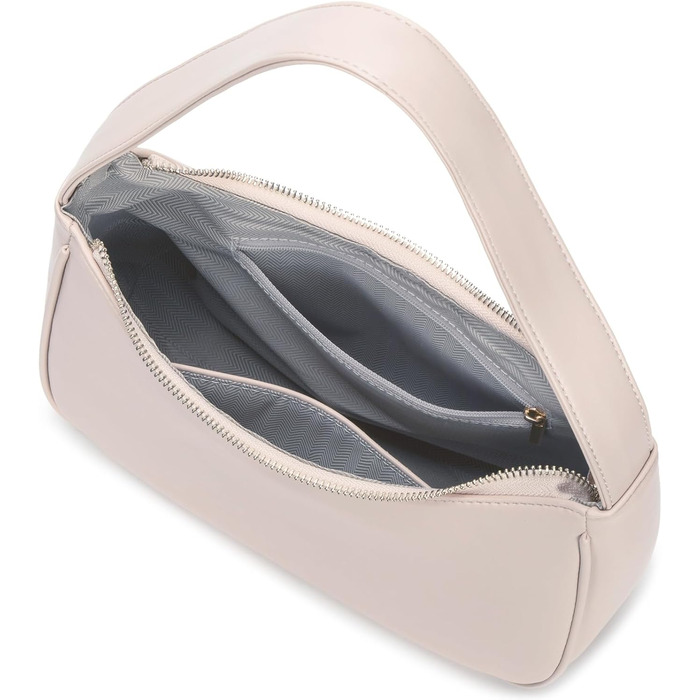 Сумка жіноча Schutertaschen Hobo мініатюрна, клатч на блискавці, колір бежевий (L)