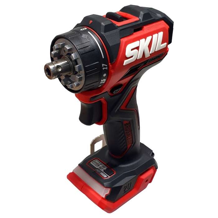 Акумуляторний шурупокрут Skil 20V 3066 (60Нм), 2 акумулятори по 2.0Аг, набір оснащення, кейс