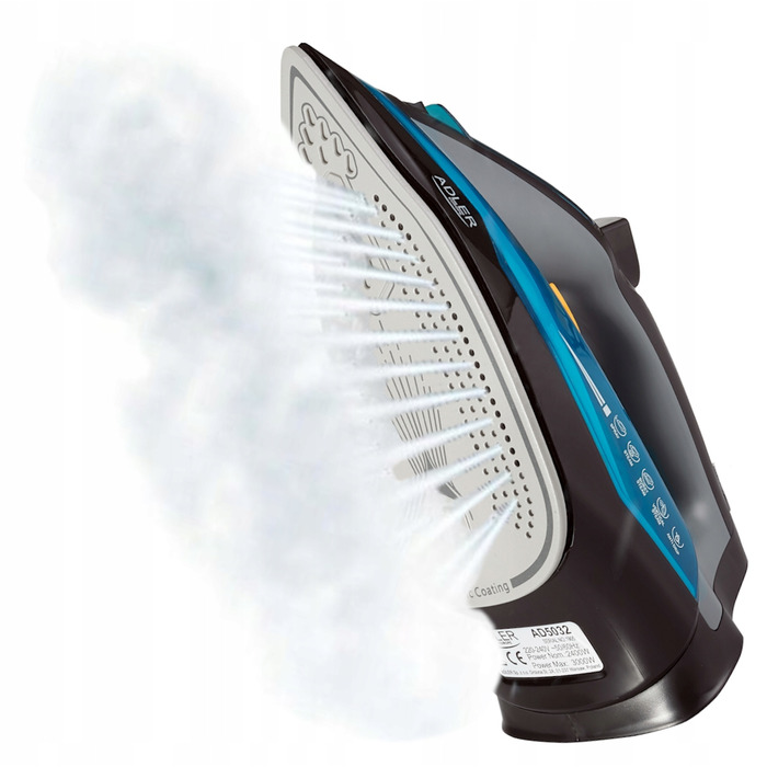 Парова праска з керамічною підошвою Strażak 9в1, 3000 Вт, потужна