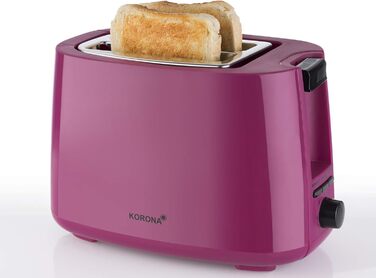 Тостер Korona 21133 зелений - 2 шматочки, 750 Вт з підставою для бургерів, функціями розморожування та підігріву