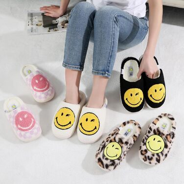 Домашні тапочки Smileyworld® для жінок та чоловіків з піною Memory Foam, м'які, теплі, плюшеві, для дому, рожеві, білі (фіолетовий у клітинку, 40/41 EU)