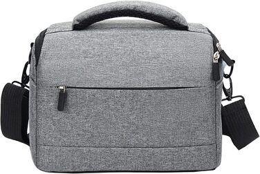 Сумка для камери HIUOUIH: фотосумка для DSLR/SLR камер, 26 x 19 x 15 см, сіра