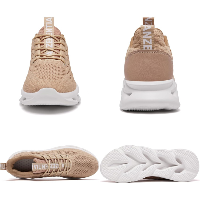 Чоловічі кросівки для бігу, тенісу та фітнесу. Легкі, дихаючі, спортивні, коричневі (41 EU)