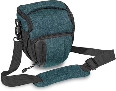 Сумка для камери Pedea: стильна модель для DSLR/SLR/System Camera з дощем, розмір M (Petrol, Single)