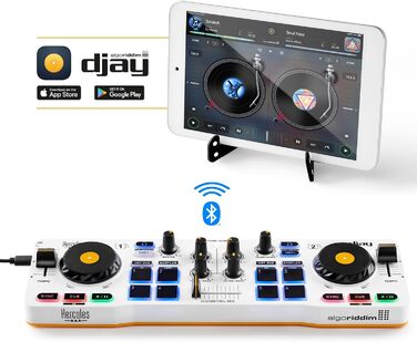 DJ контролер Hercules DJControl Mix - бездротовий Bluetooth контролер для смартфонів, djay App, 2 деки