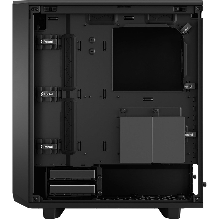 Корпус для ПК Fractal Design Meshify 2 Compact Black ATX, Mid Tower, високий повітряний потік, глуха бічна панель