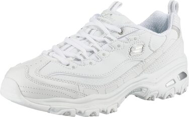 Кросівки Skechers D'Lites Fresh Start для жінок з Memory Foam, чорно-білі, шкіра, сітка, розмір EU 38