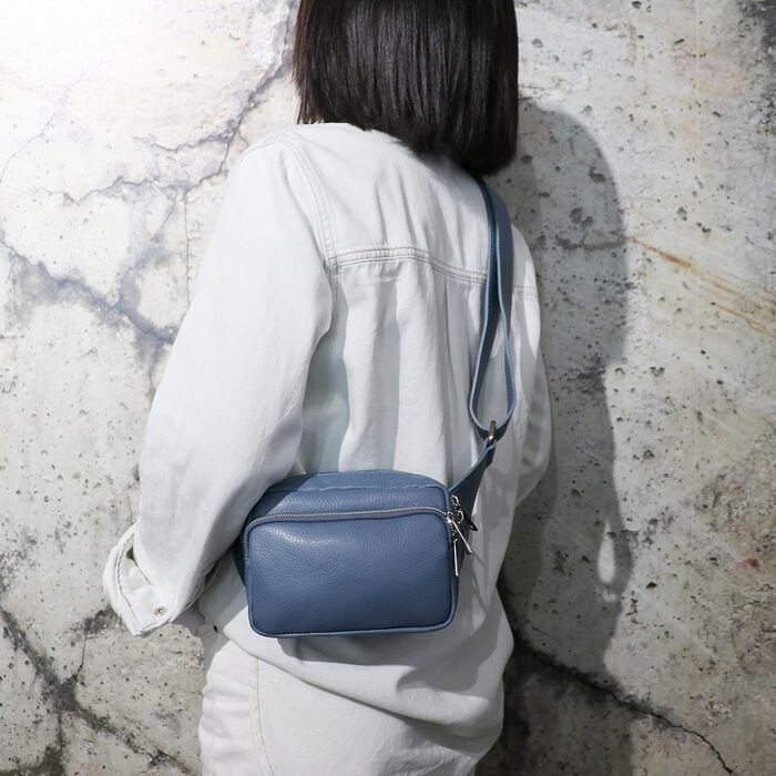 Чоловіча/жіноча поясна сумка на стегнах з натуральної шкіри Jisoo G412 (темно-коричнева)