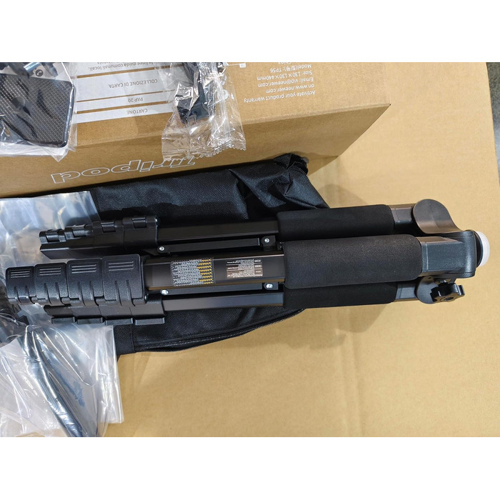 Полегшений алюмінієвий штатив для камери та смартфона NEEWER Basics TP56, професійний компактний трипод для подорожей з 3-позиційною нахильною головкою, висота 188 см