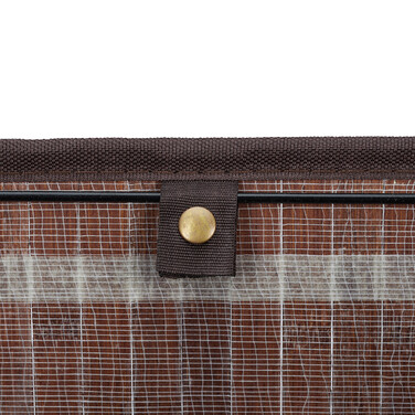 Relaxdays Bamboo Laundry Basket, Square