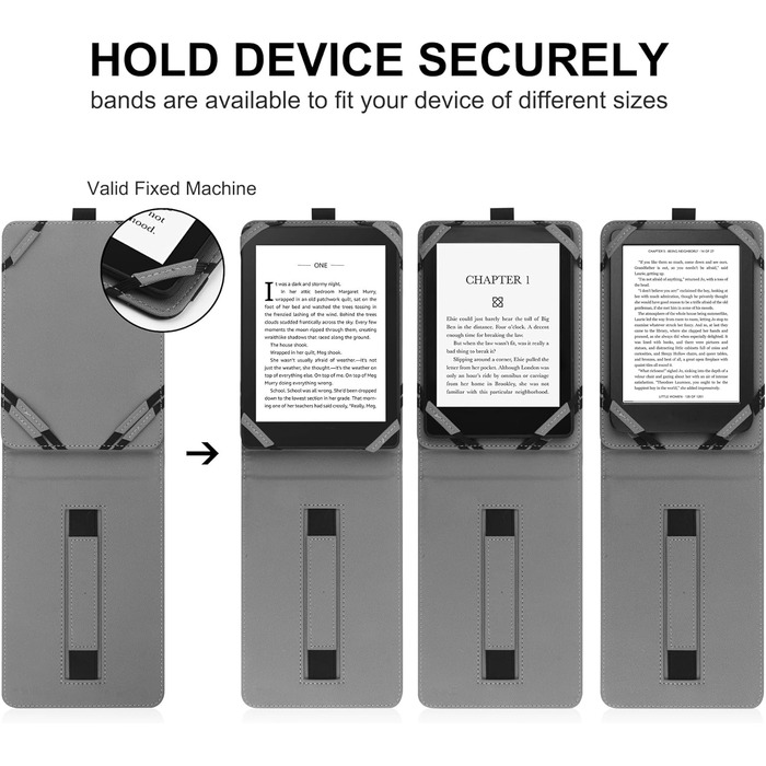 Чохол для Kindle Paperwhite/Kobo/Tolino/Pocketbook/Sony 6-6.8-7 дюймів з петлею, універсальний