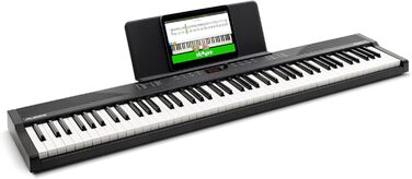 Клавіатура Alesis E-Piano з 88 клавішами, 480 звуків, USB-MIDI, динаміками, аксесуарами та уроками для початківців