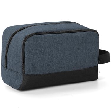 Чоловічий дорожній органайзер Elviros: туалетна сумочка, косметичка для подорожей (Marineblau)
