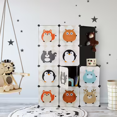 Relaxdays Tier-themed Storage Shelves for Kids' Rooms